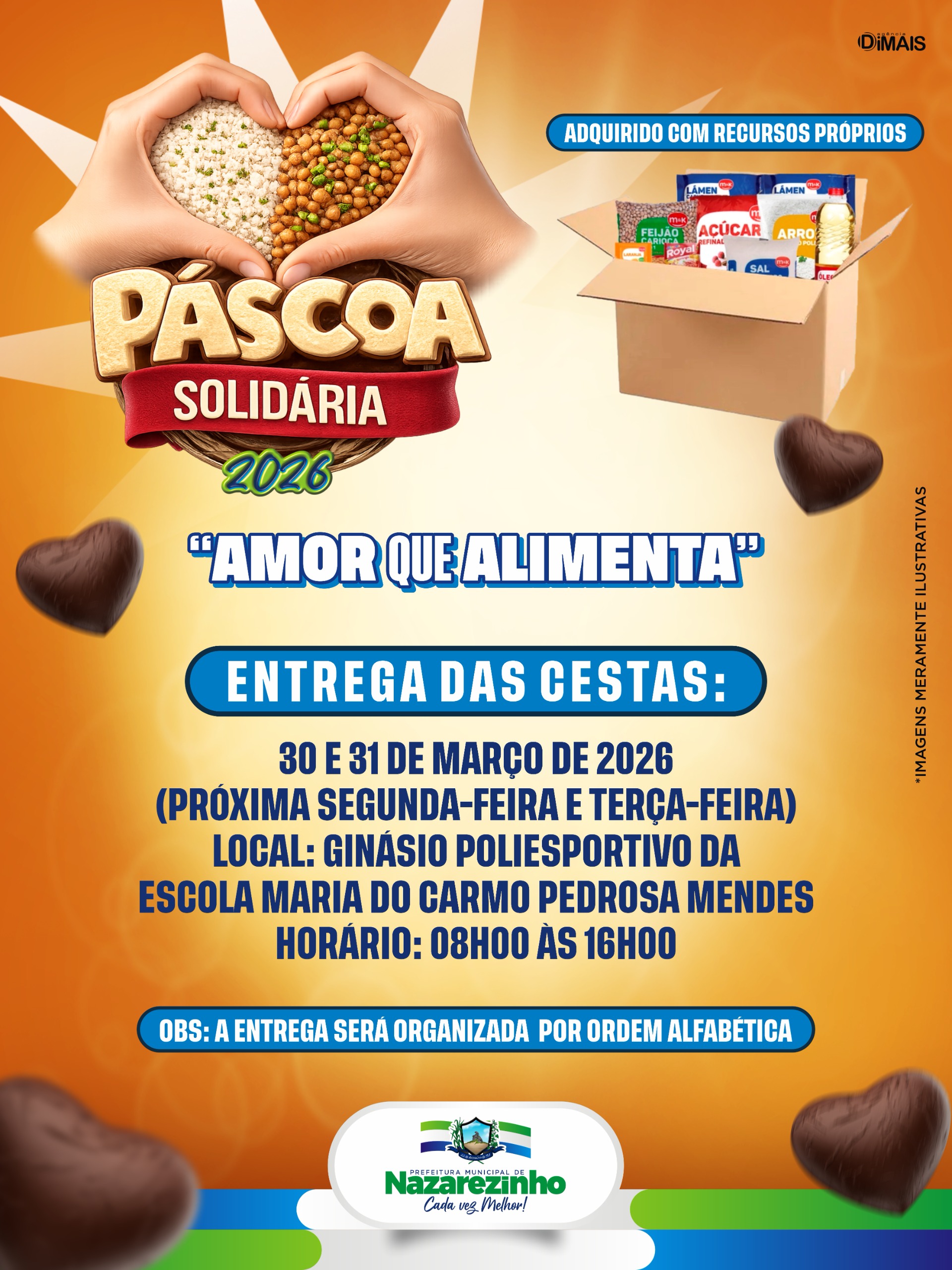 FAMÍLIAS BENEFICIÁRIAS - PASCOA SOLIDÁRIA 2026